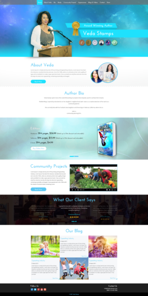 Need creative website for award-winning author | Web Design par Kingdom Vision