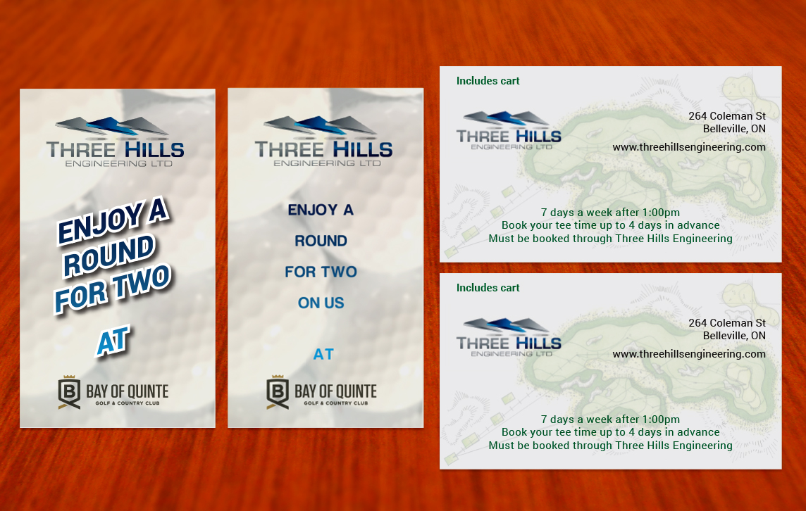 Business Card Design by Joseph Affran for Three Hills | Design: #14691766