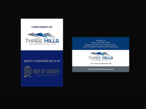 Business Card Design by Creations Box 2015 for Three Hills | Design: #14660947