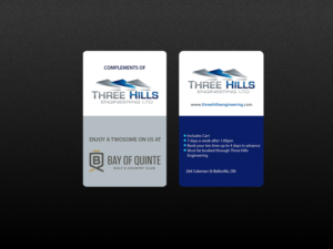 Business Card Design by Creations Box 2015 for Three Hills | Design: #14660949