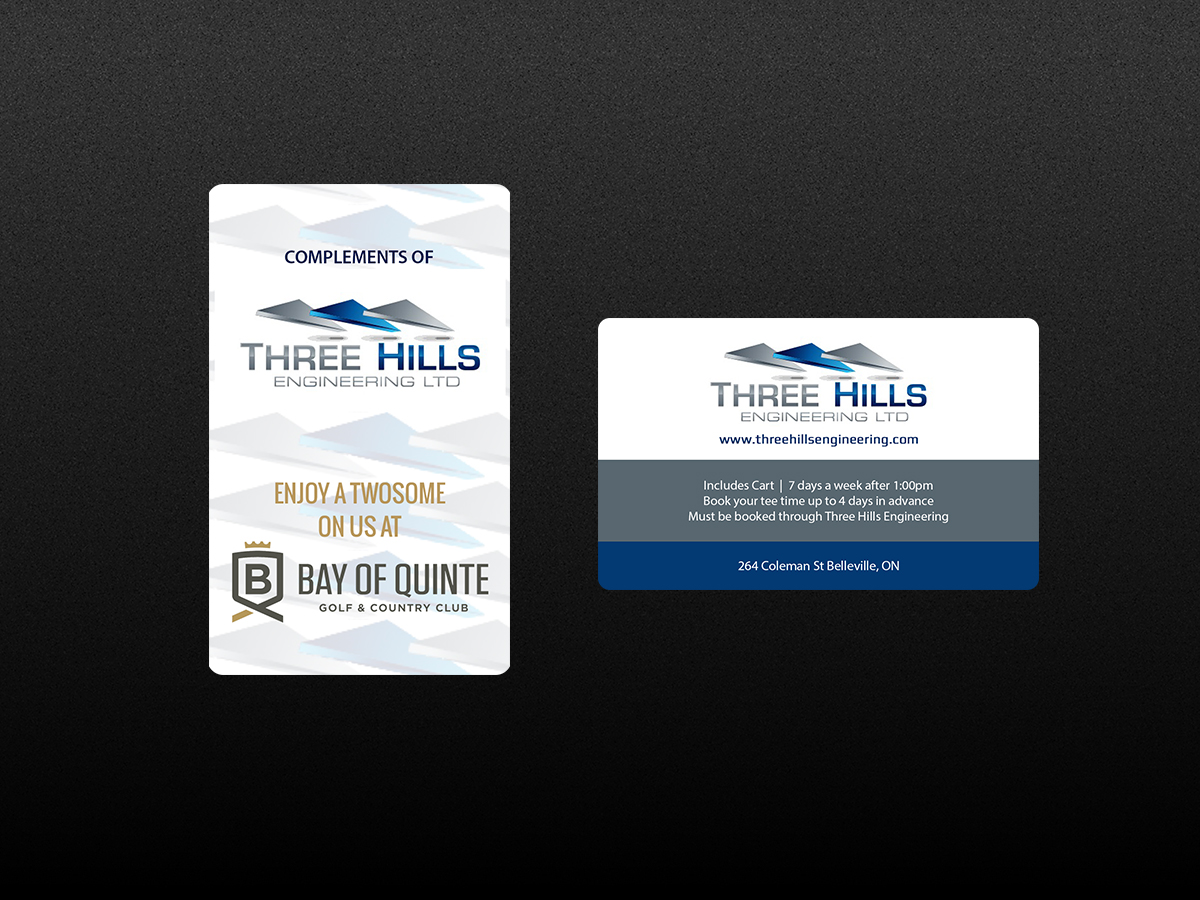Business Card Design by Creations Box 2015 for Three Hills | Design #14660953