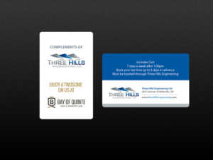 Business Card Design by Creations Box 2015 for Three Hills | Design: #14660954