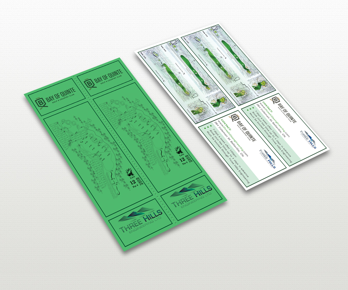 Business Card Design by Graphic Flame for Three Hills | Design #14658962