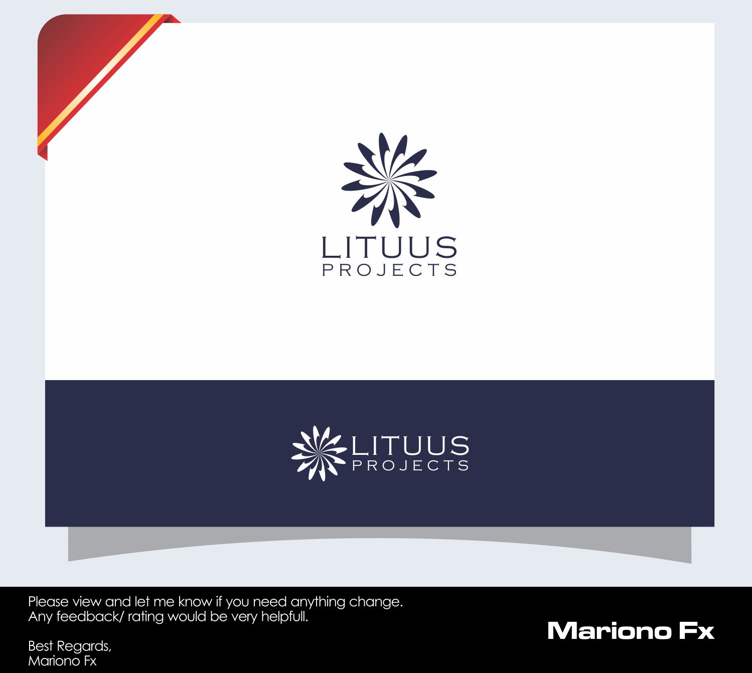Logo Design by Mariono Fx for Lituus Projects | Design #14663955