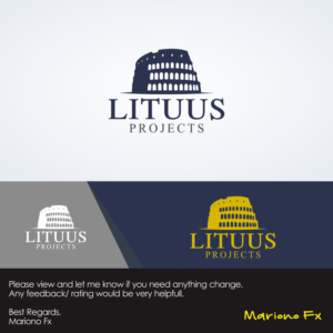 Logo Design by Mariono Fx for Lituus Projects | Design: #14699262