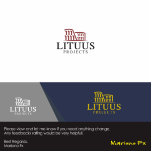 Logo Design by Mariono Fx for Lituus Projects | Design: #14699312