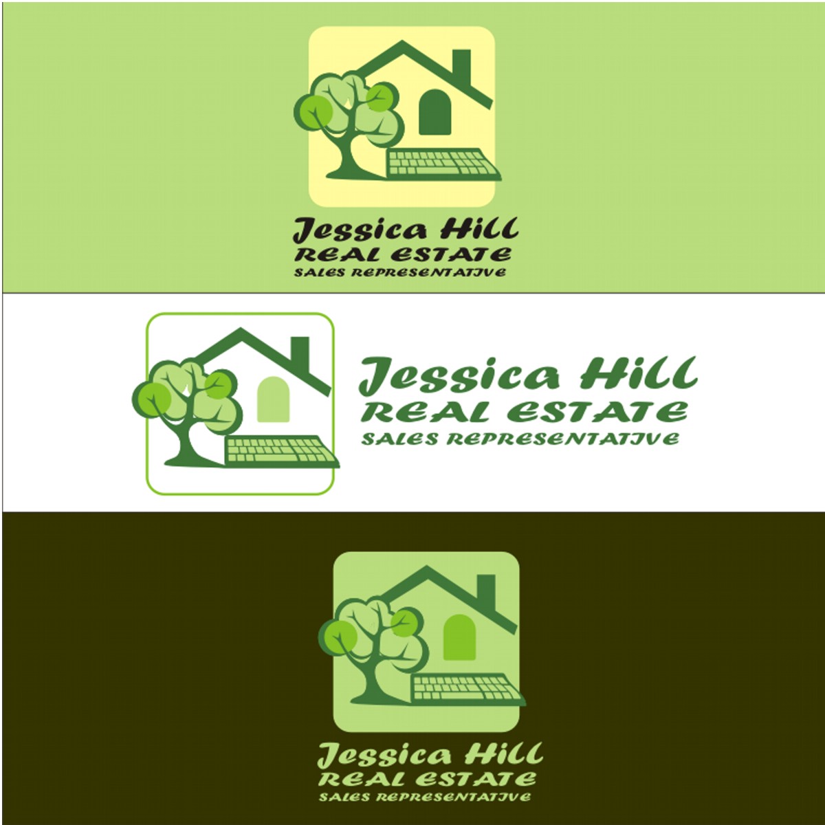 Logo Design by jos-organic for Jessica Hill Real Estate Sales Representative | Design #14759524