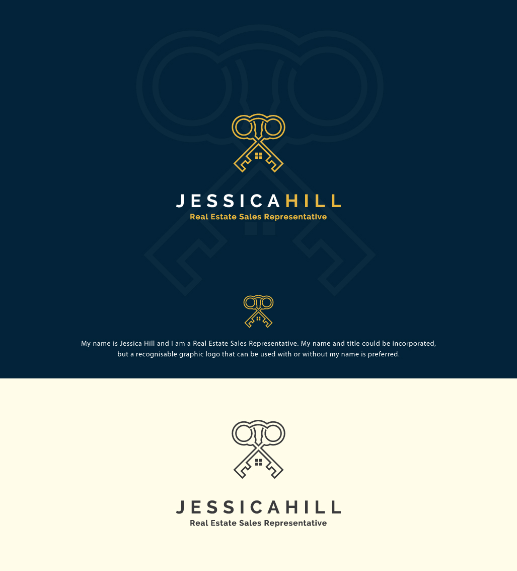 Logo Design by somani for Jessica Hill Real Estate Sales Representative | Design #14679124