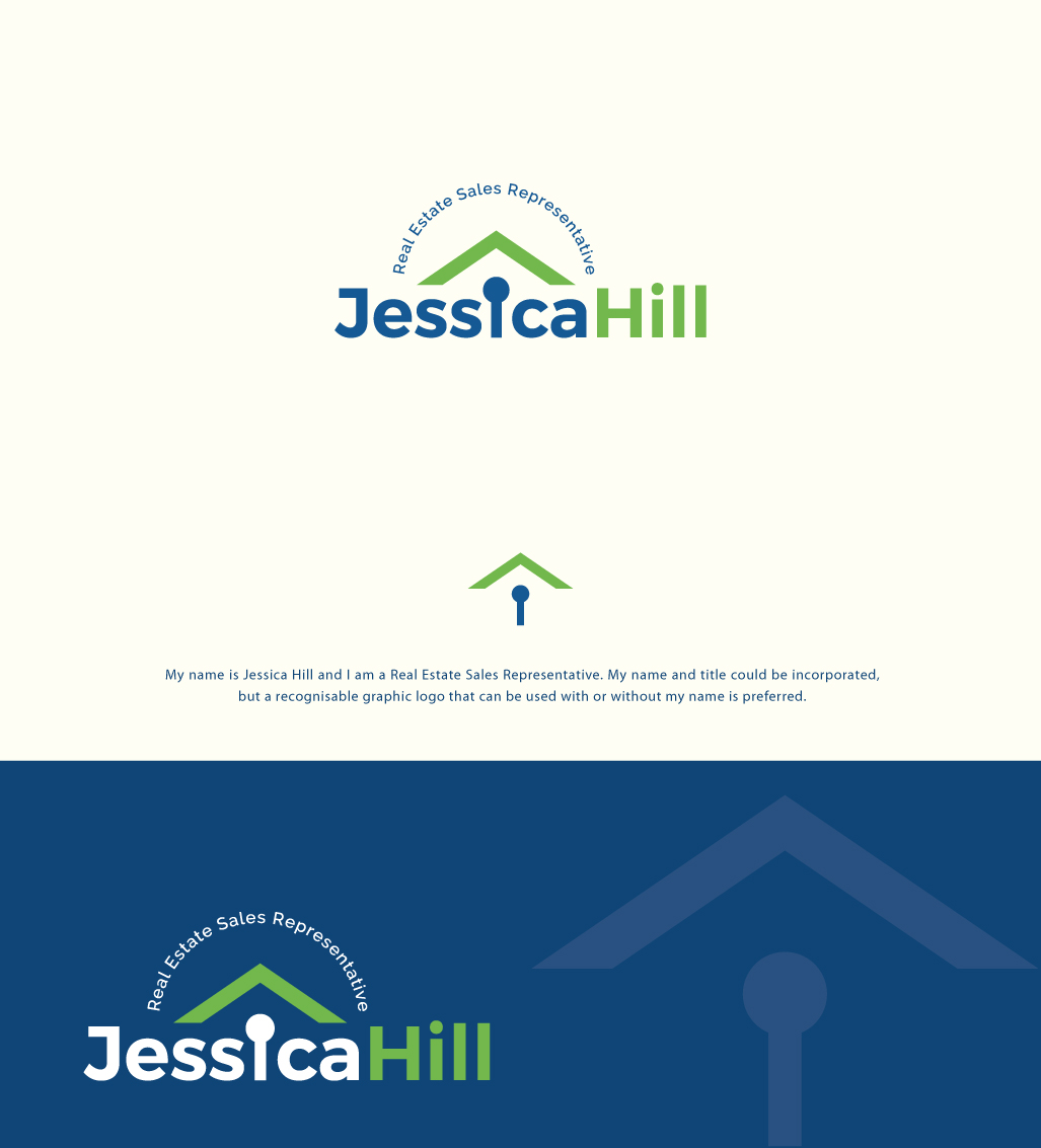 Logo Design by somani for Jessica Hill Real Estate Sales Representative | Design #14679125