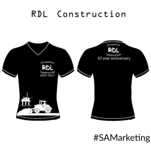 T-shirt Design by SAMarketing for RDL Excavation & Construction, LLC | Design #14723719