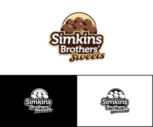 Simkins Brothers' Sweets | Logo Design by MoonFeather