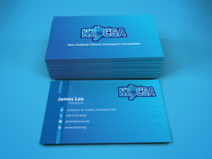 New Zealand Chinese Snowsports Association needs a business card design | Diseño de Tarjeta de Presentación por Petter Goms