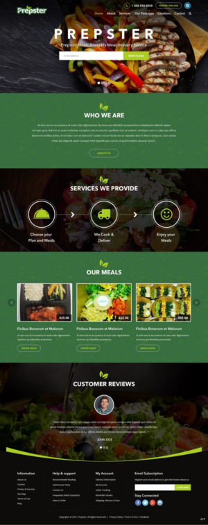 Web Design par pb pour Prepster | Design : #14671413
