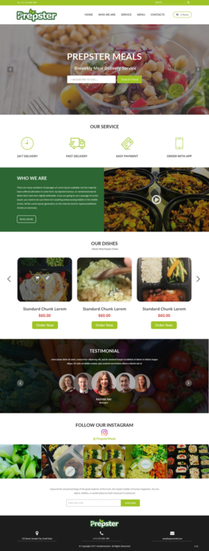 Web Design par pb pour Prepster | Design : #14671414