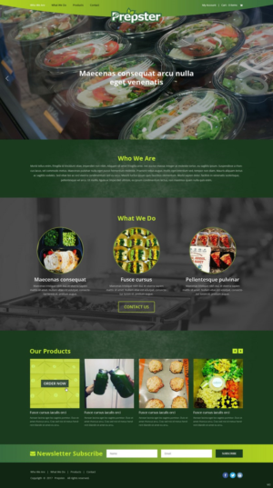 Web Design par pb pour Prepster | Design : #14671417