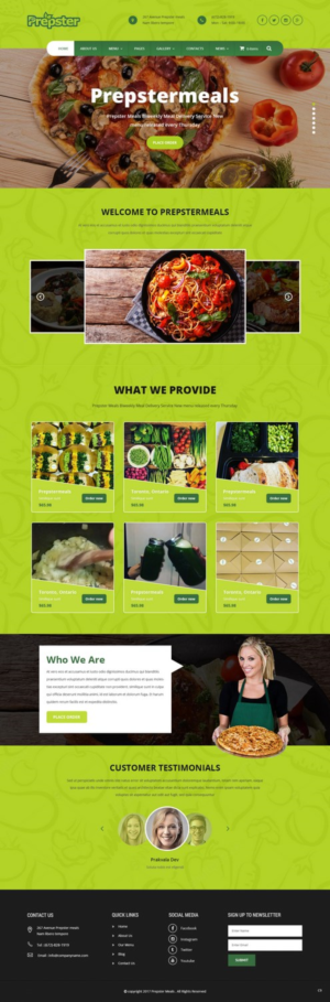 Web Design par pb pour Prepster | Design : #14671435