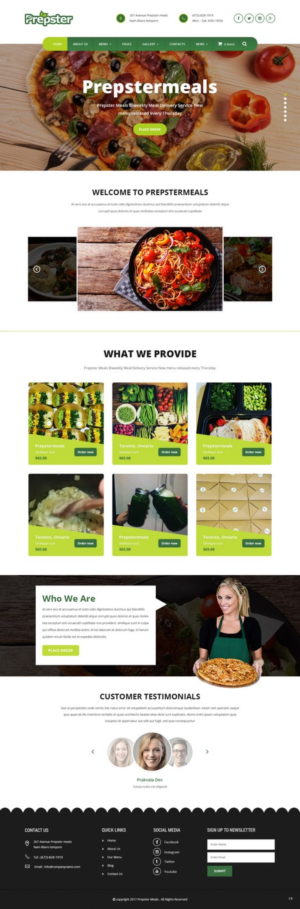 Web Design par pb pour Prepster | Design : #14671438