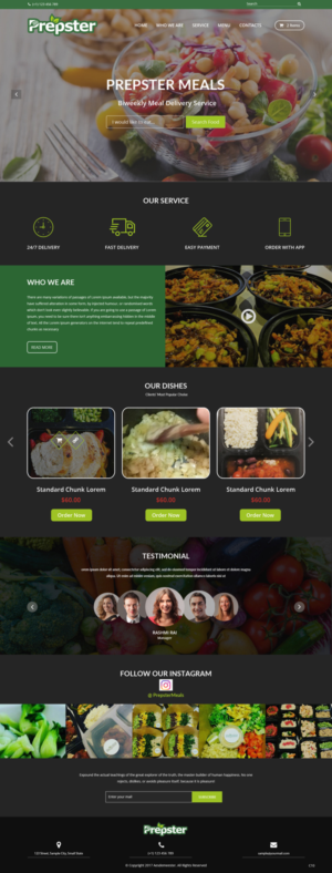 Web Design par pb pour Prepster | Design : #14671439