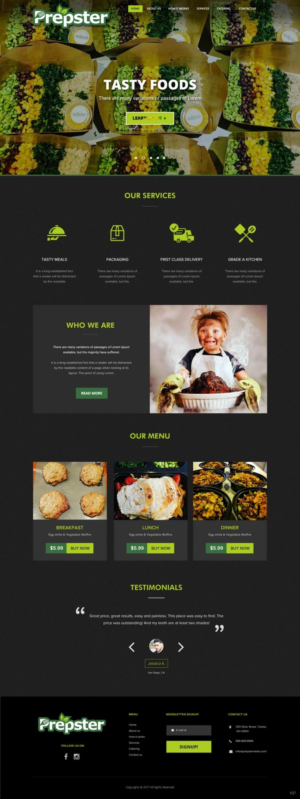 Web Design par pb pour Prepster | Design : #14683153