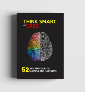 Think Smart Not Hard Ebook and Print book cover | Design de Couverture eBook par fumbh.designs