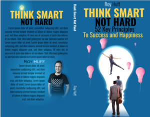 Think Smart Not Hard Ebook and Print book cover | eBook Cover Design by Marta van Eck