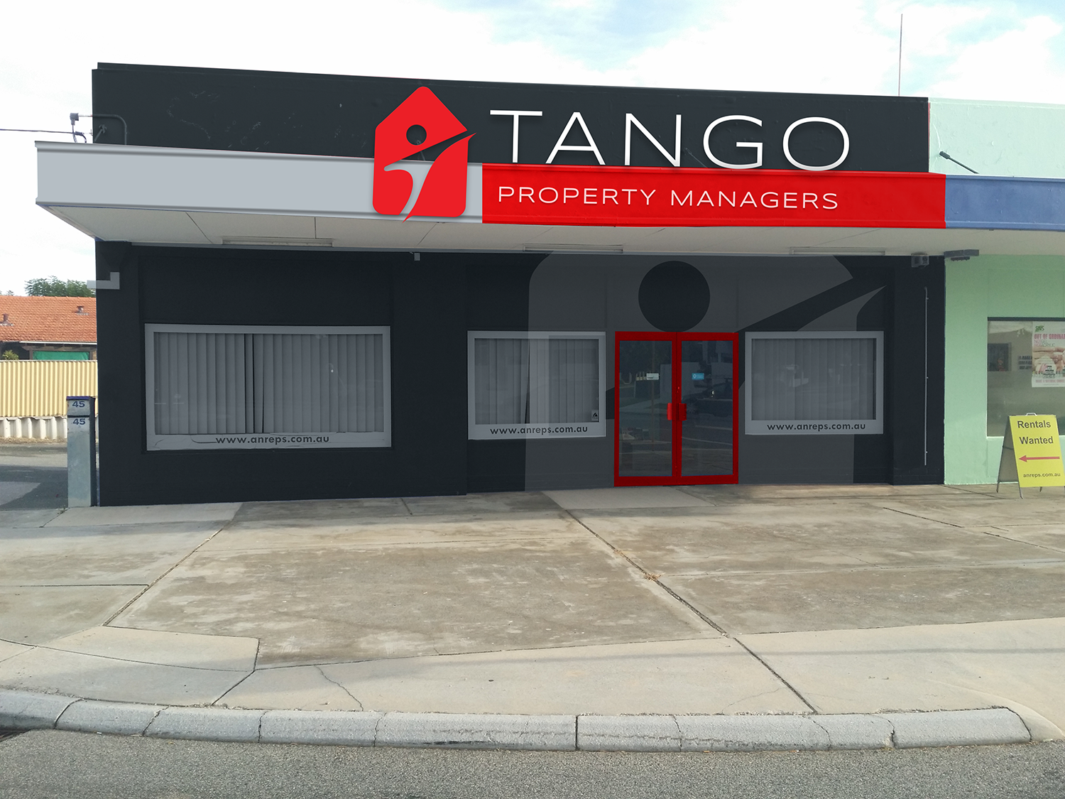 Signage Design by Akshar Shailesh for Tango Property Managers | Design #14671742