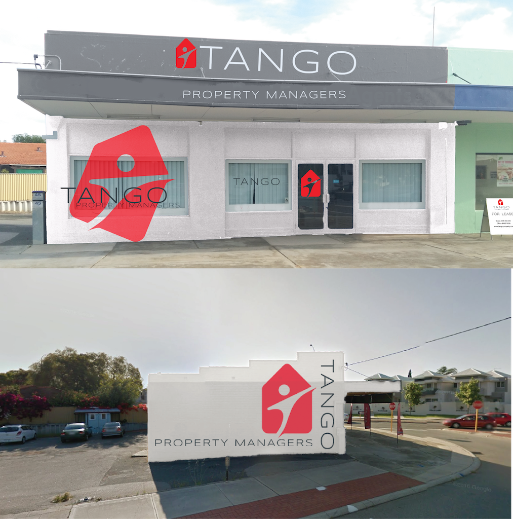 Signage Design by ralfalopagusstudio for Tango Property Managers | Design #14749419