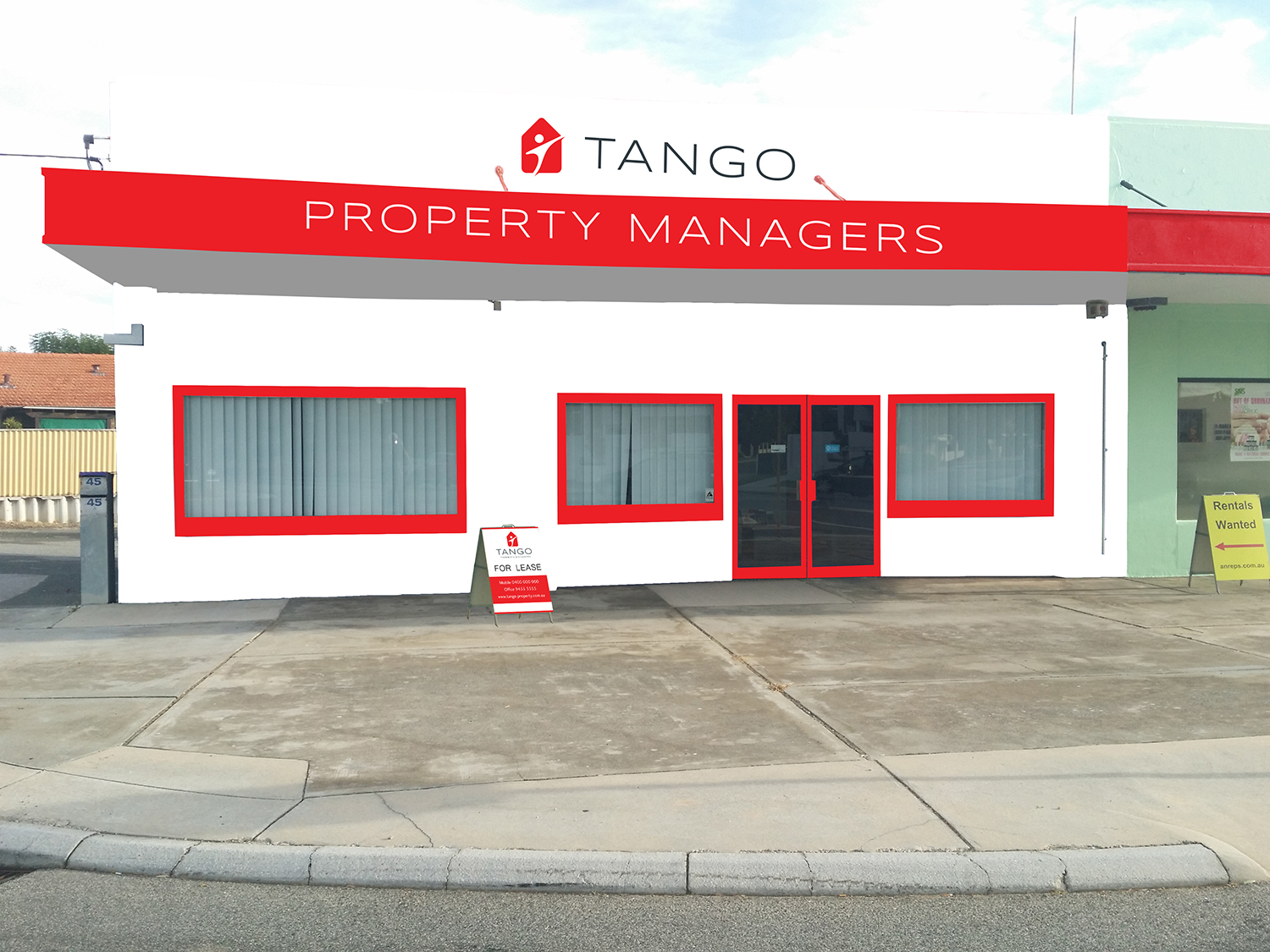 Design de Panneau par girish pour Tango Property Managers | Design #14760700