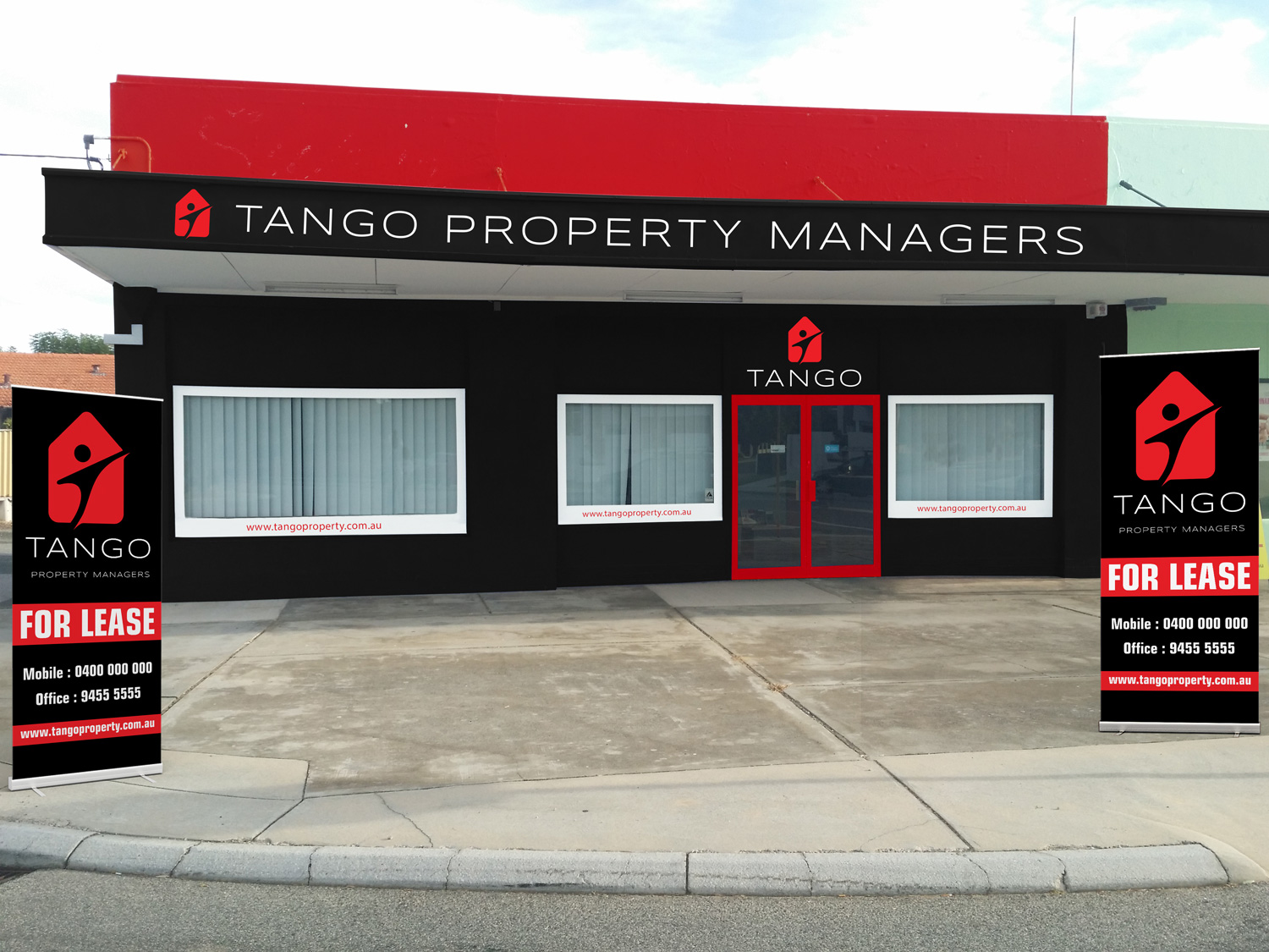 Schilder-Design von Petter Goms für Tango Property Managers | Design #14684465