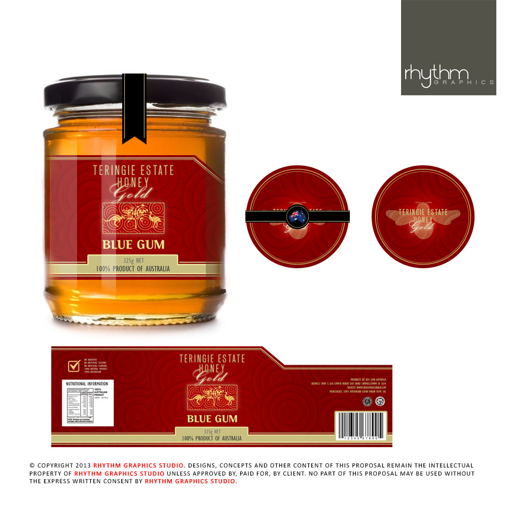 elegant serious it company label design for red lion australia by