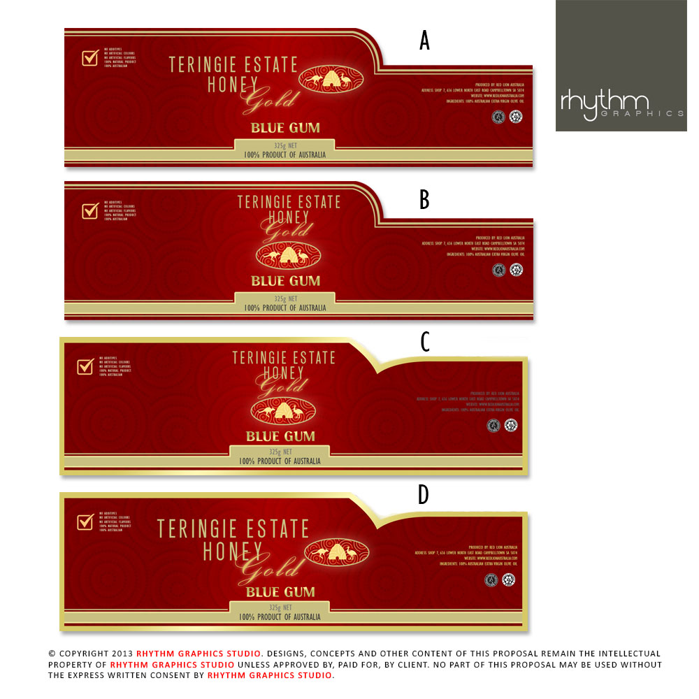 Etikett-Design von RhythmGraphics für Red Lion Australia | Design #2541923
