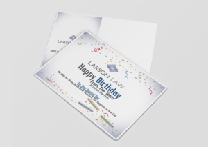 Design de Carte Postale par Black Stallions Impressive Solutions pour Silk Tie Commmunications LLC | Design #14671906
