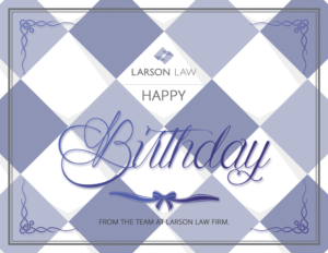 Happy Birthday Postcard for law firm for existing clients | Design de Carte Postale par Orhon.ao