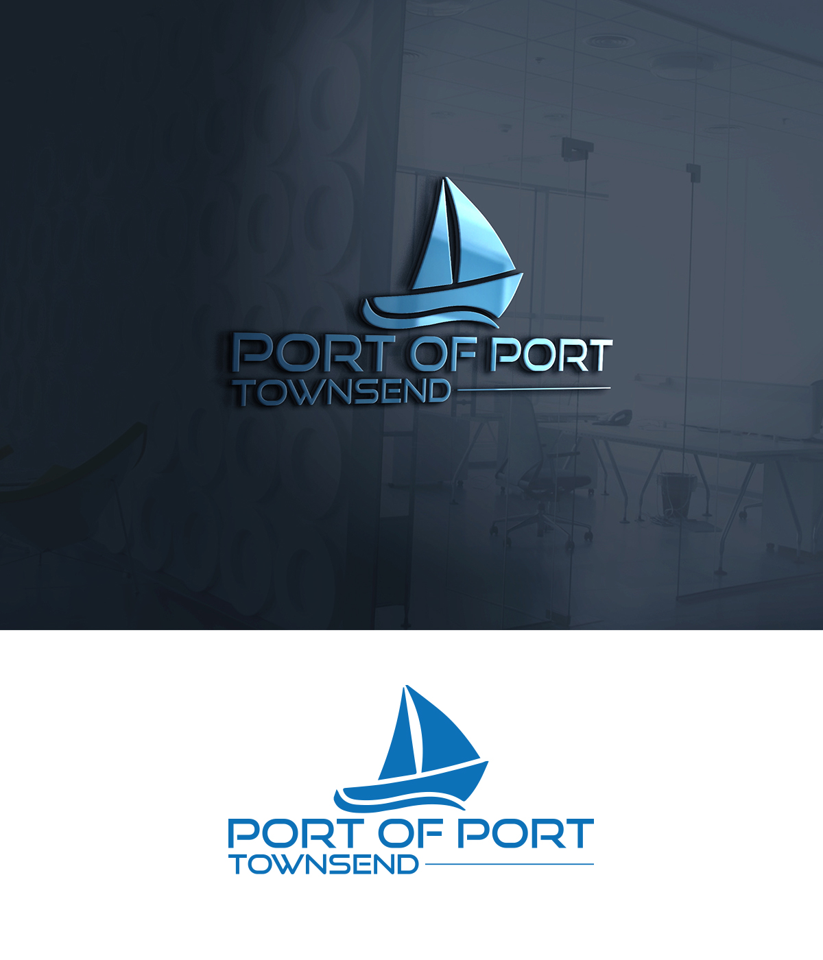 Logo Design by supercreative for Port of Port Townsend | Design #14691454