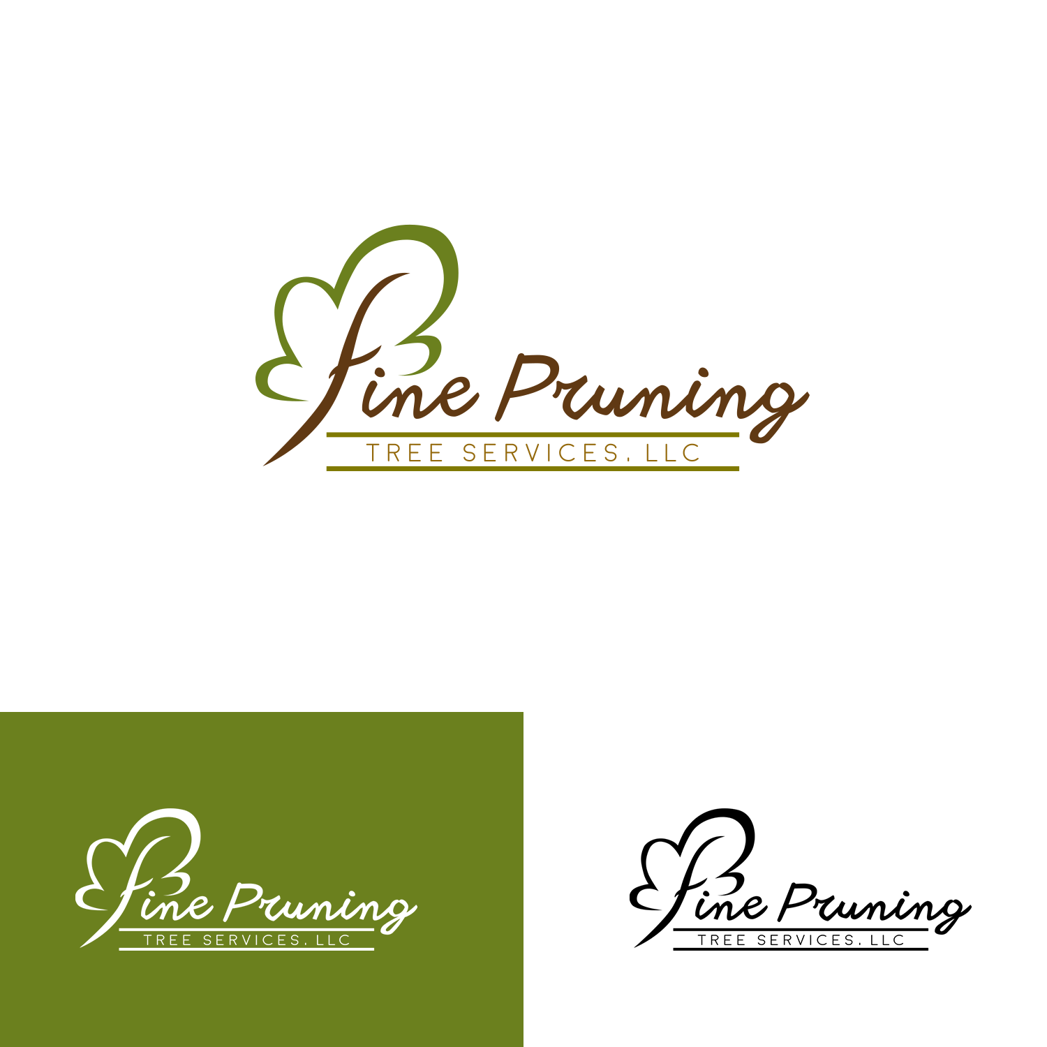 Logo Design by CatEyesStudio for Fine Pruning Tree Services, LLC | Design #14673934