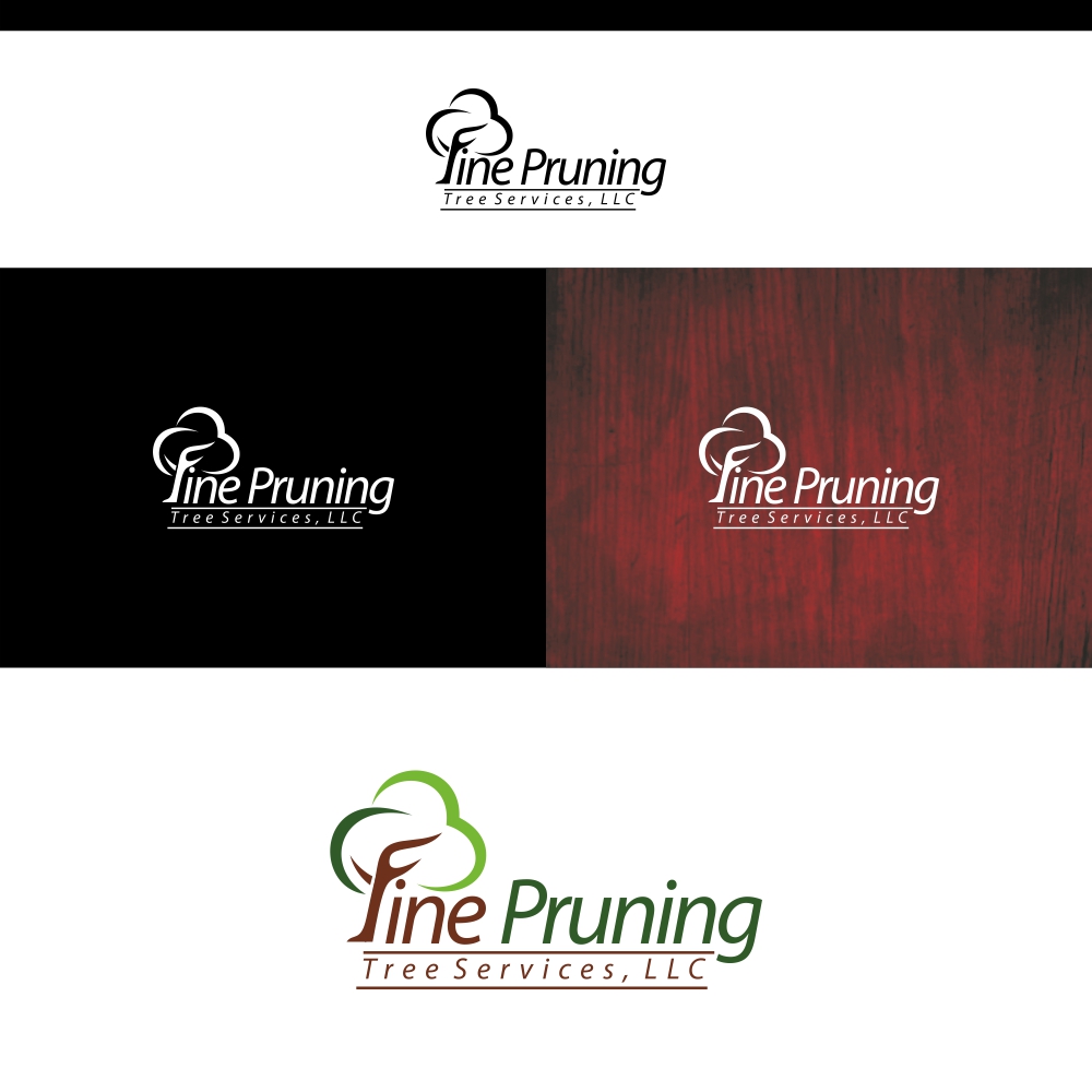 Logo Design by e-graphics for Fine Pruning Tree Services, LLC | Design #14710183