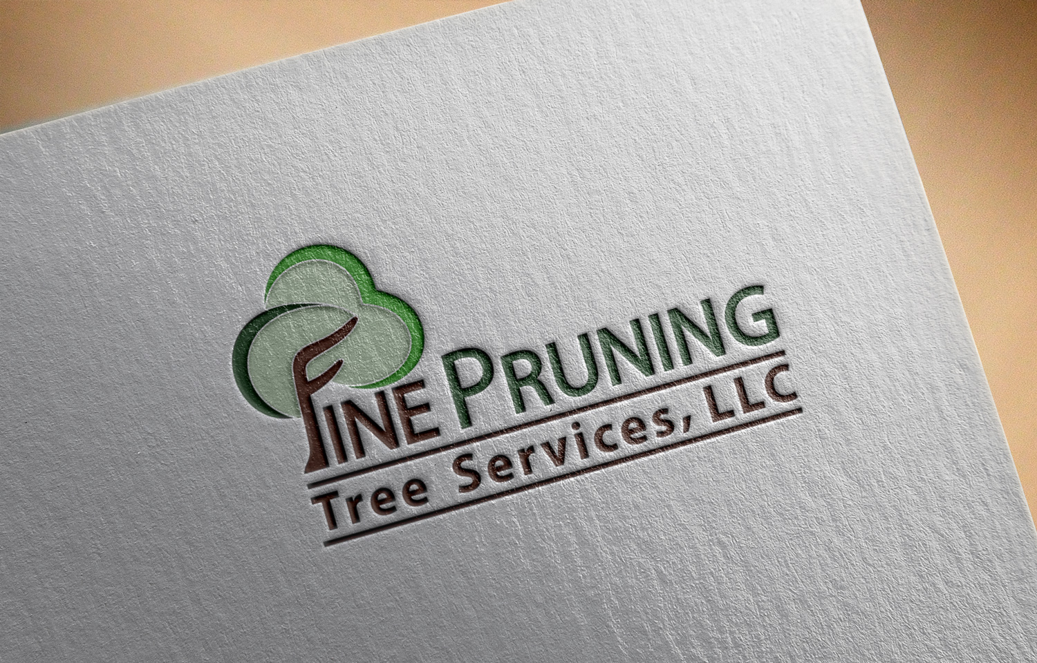 Diseño de Logo por e-graphics para Fine Pruning Tree Services, LLC | Diseño #14807176