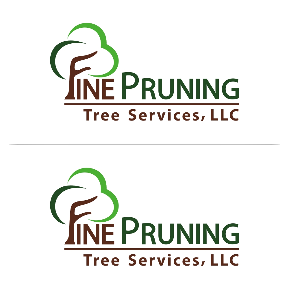 Logo Design by e-graphics for Fine Pruning Tree Services, LLC | Design #14920525