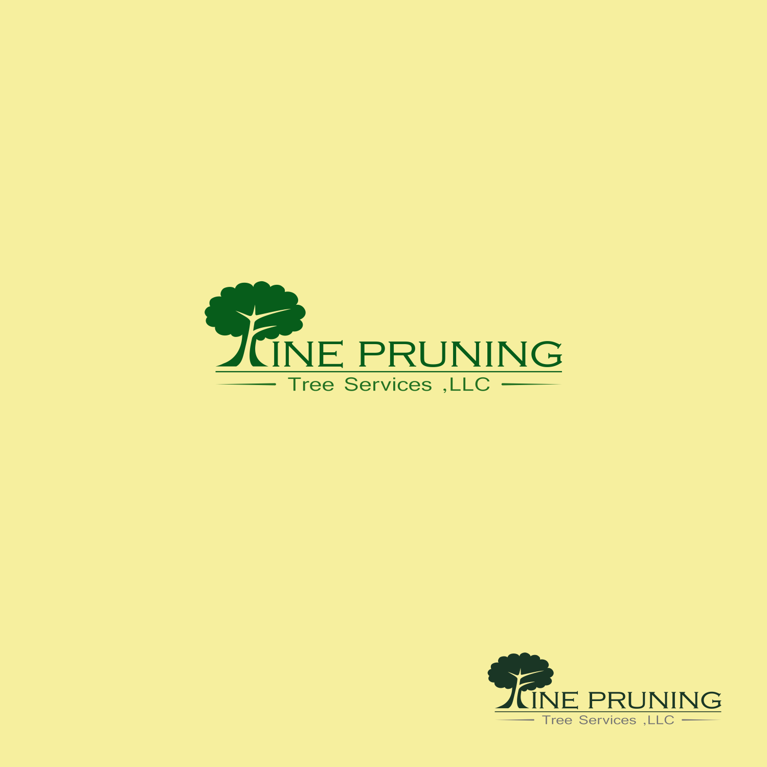 Diseño de Logo por sonny.scarlet para Fine Pruning Tree Services, LLC | Diseño #14742293
