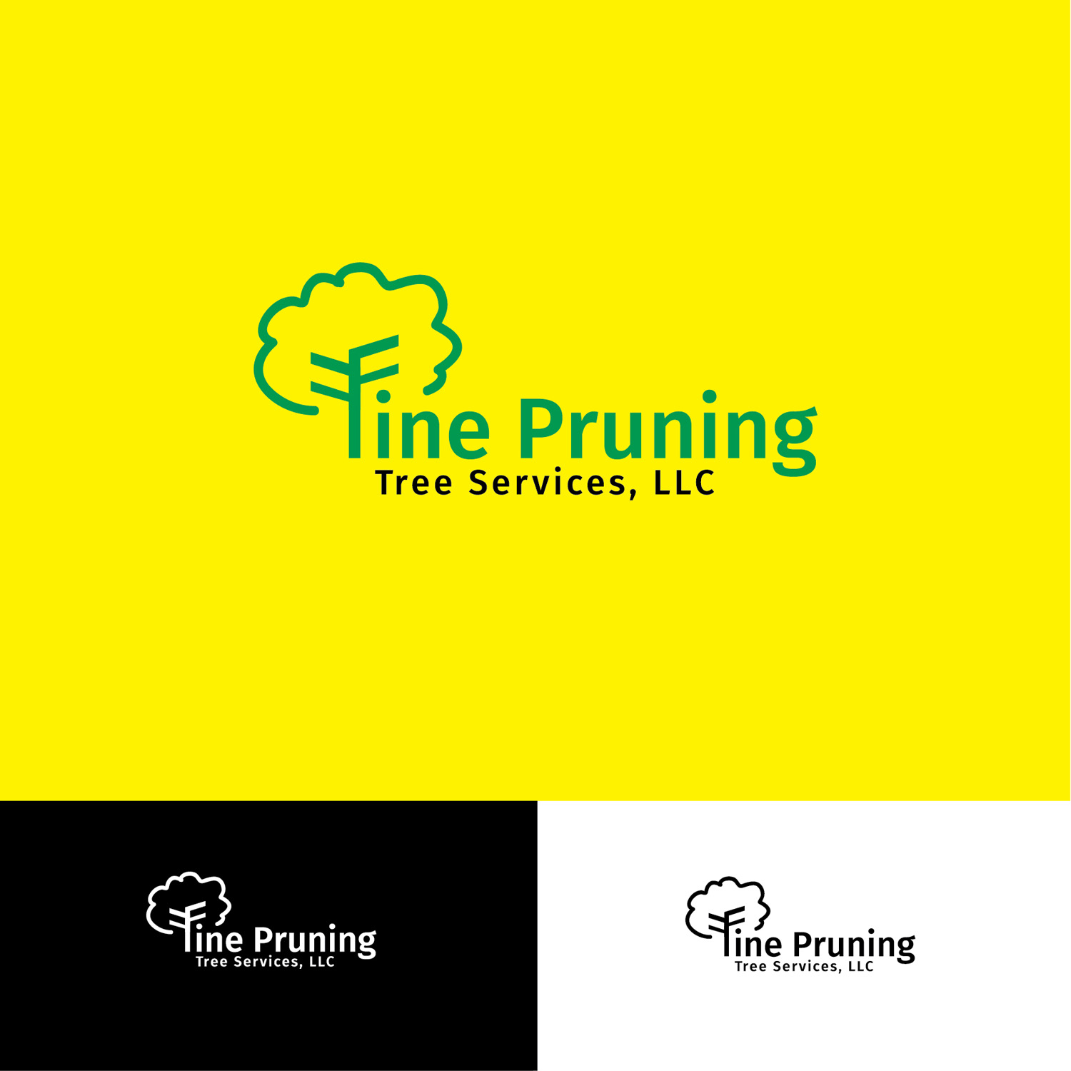 Logo Design by Kitakami for Fine Pruning Tree Services, LLC | Design #14710107
