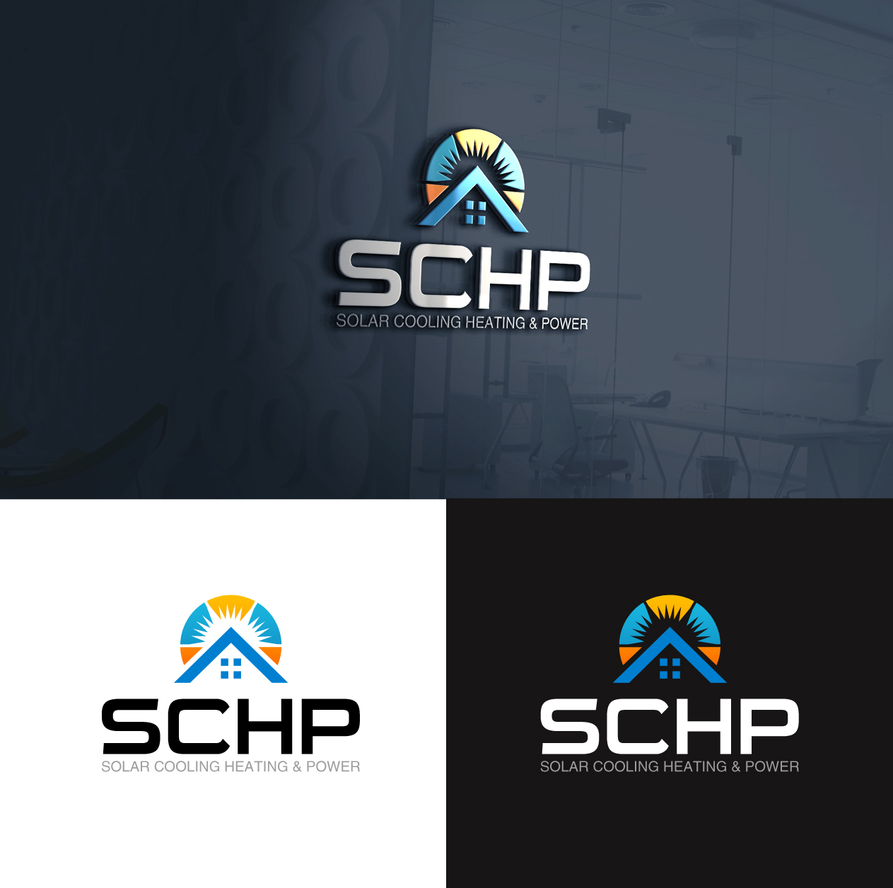 Logo Design by BehindSymbols for Combine Solar Heating Cooling Power (CSHCP) | Design #14735592