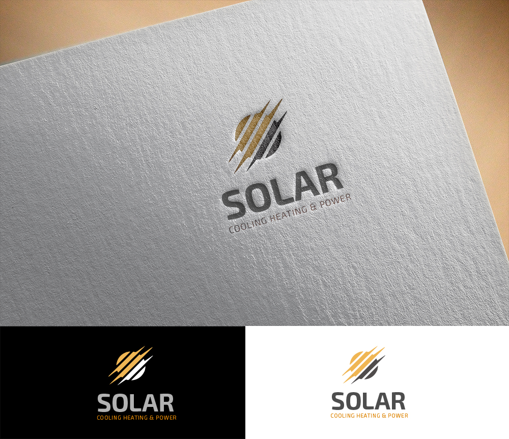 Logo Design by creativewave for Combine Solar Heating Cooling Power (CSHCP) | Design #14735667