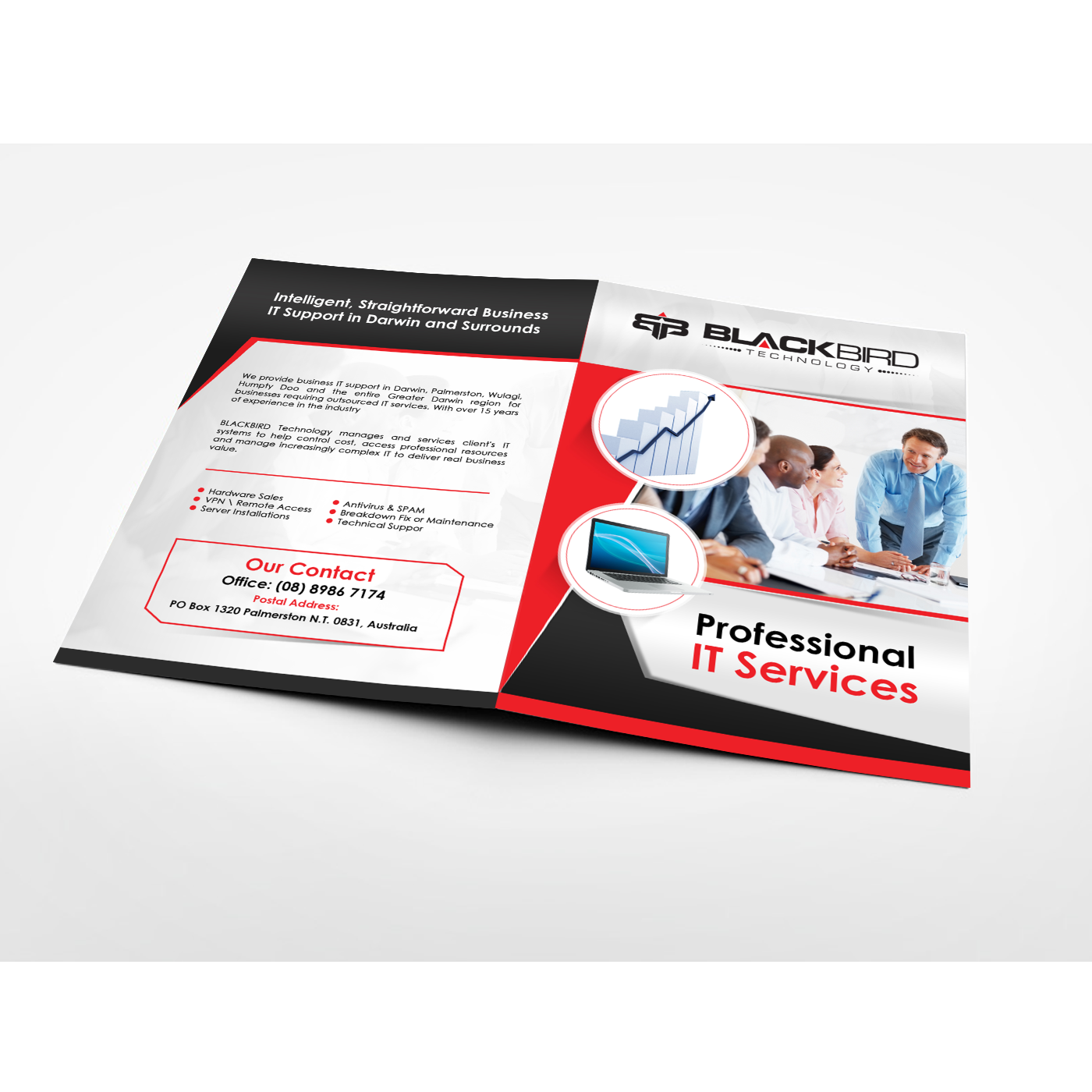 Flyer Design by debdesign for BLACKBIRD Technology | Design #14670841