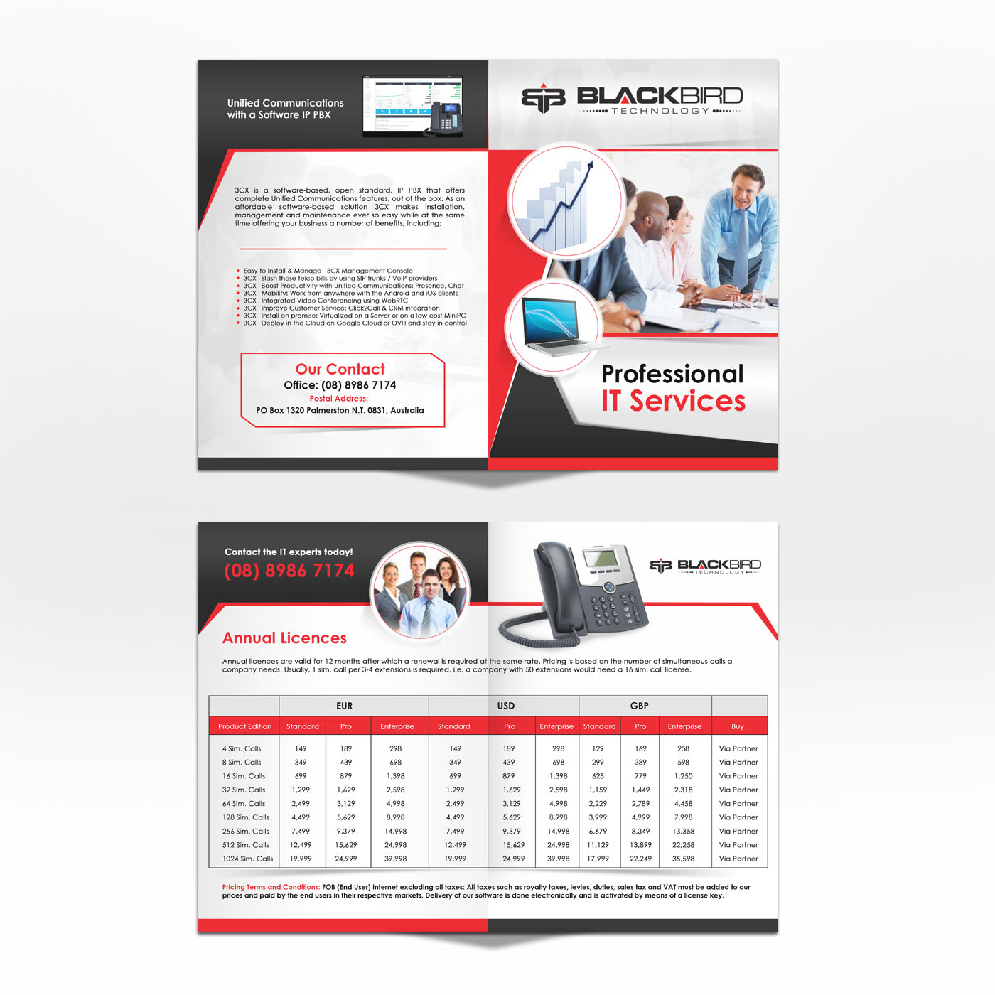 Flyer-Design von debdesign für BLACKBIRD Technology | Design #14677269