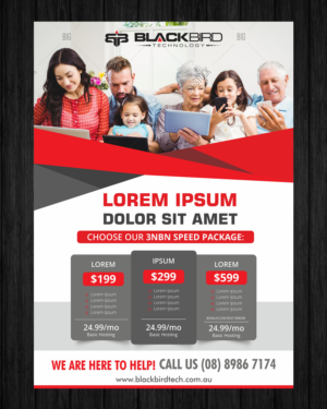 Flyer-Design von ecorokerz für BLACKBIRD Technology | Design: #14666968