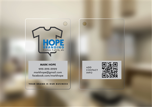 Logo and *CLEAR* creative Business Card | Visitenkarten-Design von ABG