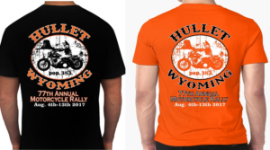 77th Annual Motorcycle Rally Shirt for a Bar- Devils Tower Wyoming- | Diseño de Camiseta por NILDesigns