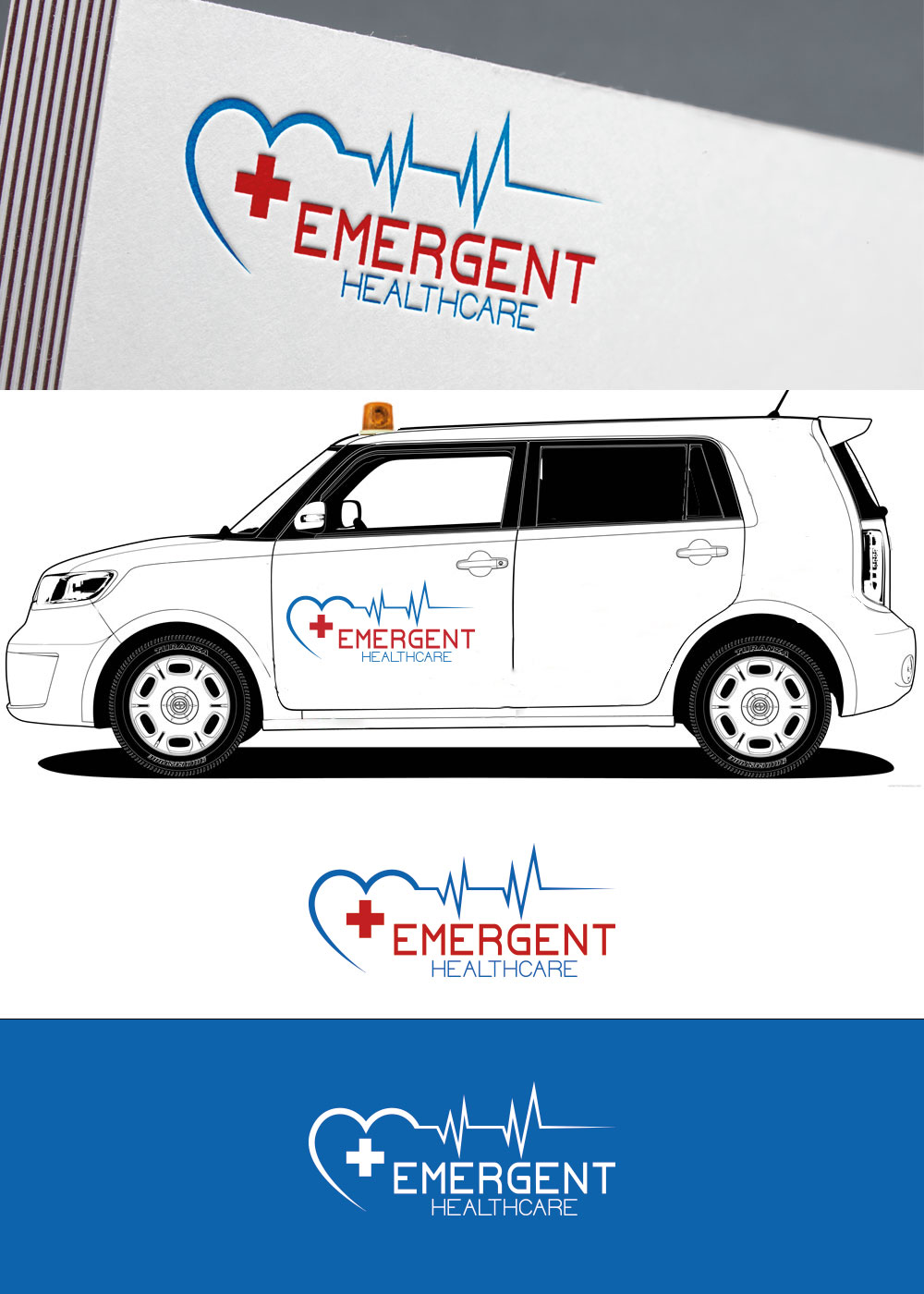 Logo Design by simo@design for Emergent Healthcare | Design #14775456