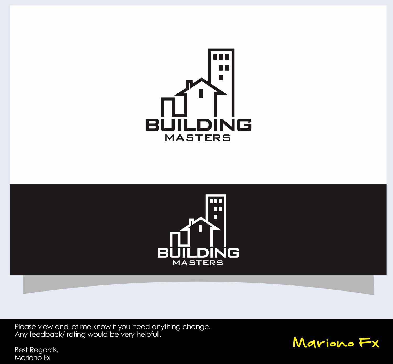 Logo Design by Mariono Fx for Building Masters at Keller Williams Realty | Design #14688484