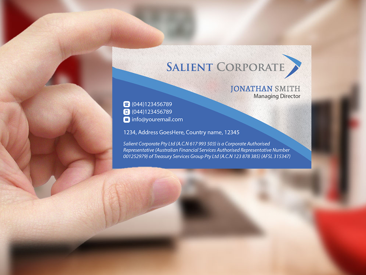 Business Card Design by Creations Box 2015 for this project | Design #14683663